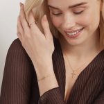 PAVOI 14K Gold Plated Cross Bracelet for Women Jewerly | Simple Gold Bracelet for Women | Confirmation Gift for Girls - Image 2